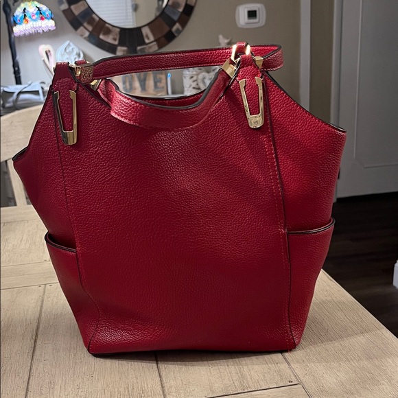 Kate & Alex Handbags - Kate & Alex Chic Red Tote Bag